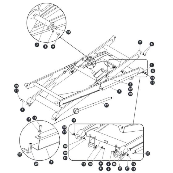 Scissor Level 3 for Skyjack SJ9253 RT Scissor Lift