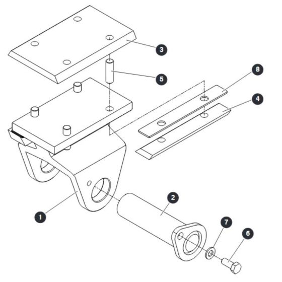 Upper Slider for Skyjack SJ9253 RT Scissor Lift