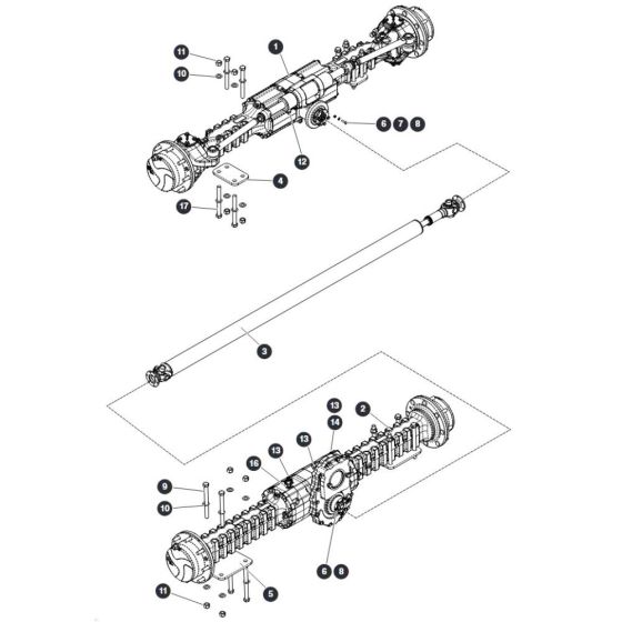 Axles for Skyjack SJ9664 RT Scissor Lift