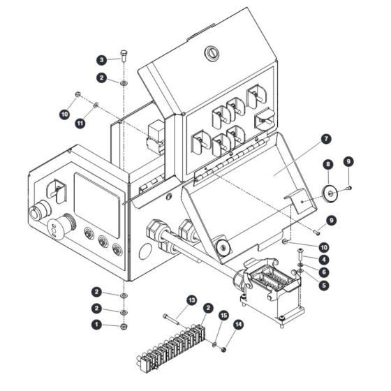 Base Control Box Hardware for Skyjack SJ9664 RT Scissor Lift