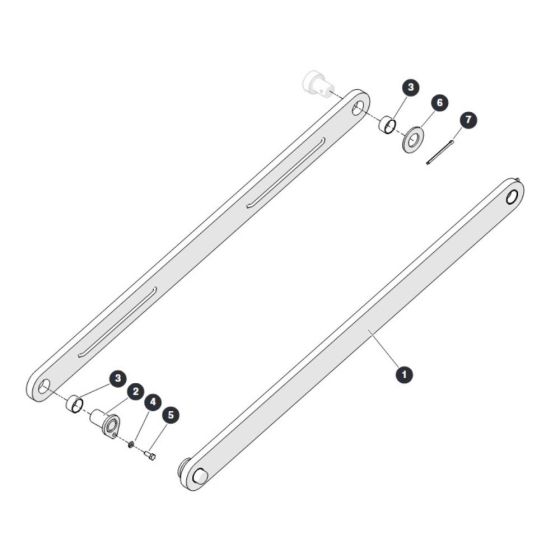 Centering Link for Skyjack SJ9664 RT Scissor Lift