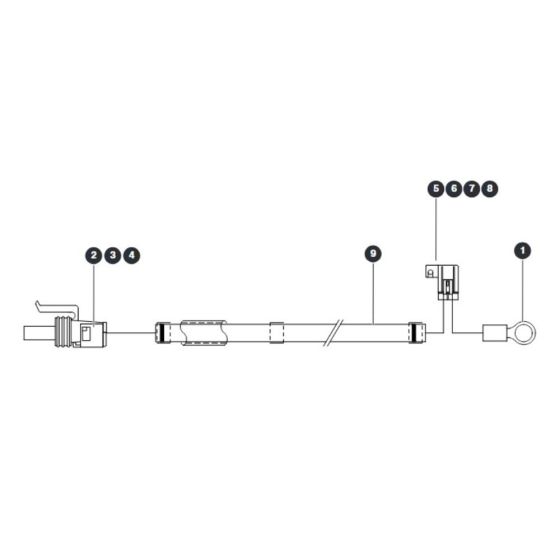ECU Power Harness for Skyjack SJ9664 RT Scissor Lift
