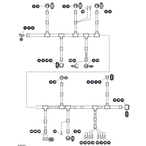 GP401 Controller Harness for Skyjack SJ9664 RT Scissor Lift