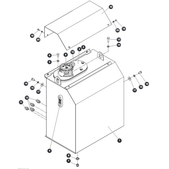 Hydraulic Tank for Skyjack SJ9664 RT Scissor Lift