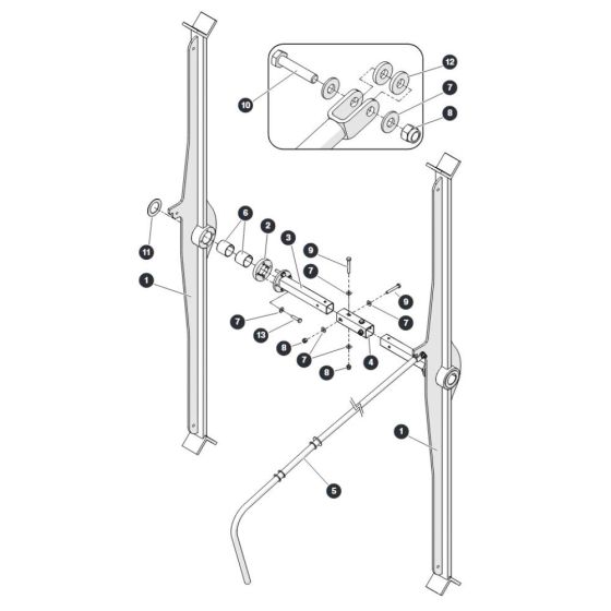 Maintenance Stand for Skyjack SJ9664 RT Scissor Lift