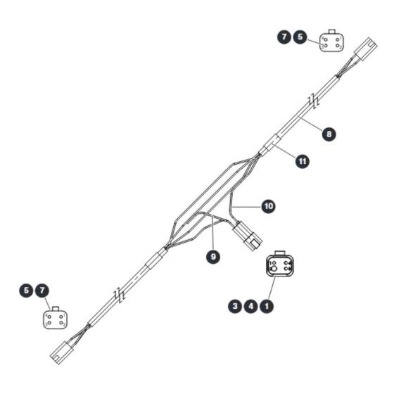 Platform Harness for Skyjack SJ9664 RT Scissor Lift