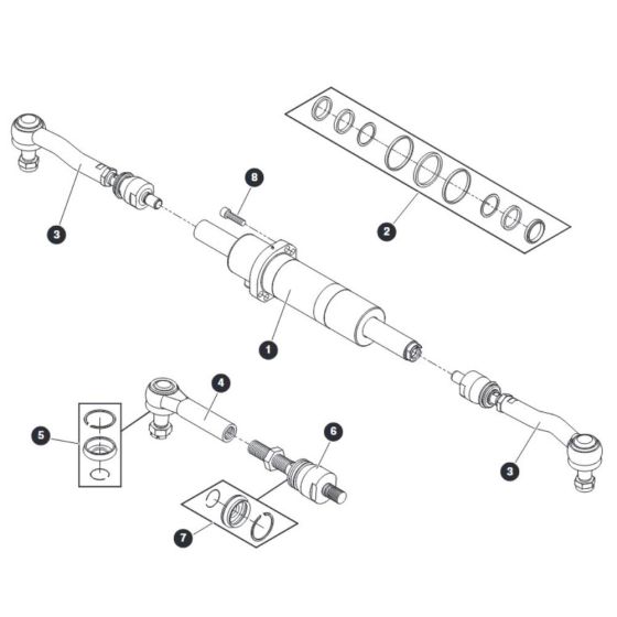 Steering - Front Axle for Skyjack SJ9664 RT Scissor Lift