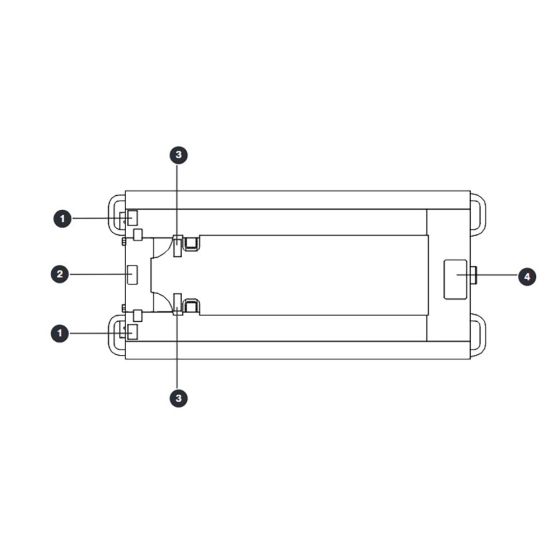 Labels - Chassis Top for Skyjack SJIII 3215 (10000996 - 10999999) DC Scissor Lift