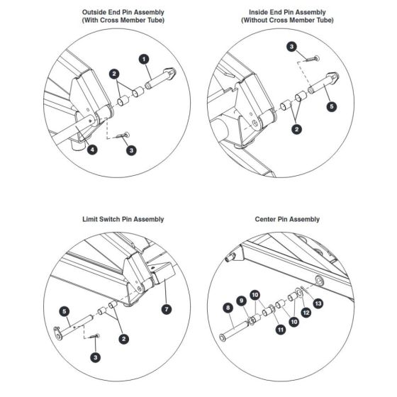 Scissor Stack Connecting Hardware for Skyjack SJIII 3215 (10000996 - 10999999) DC Scissor Lift