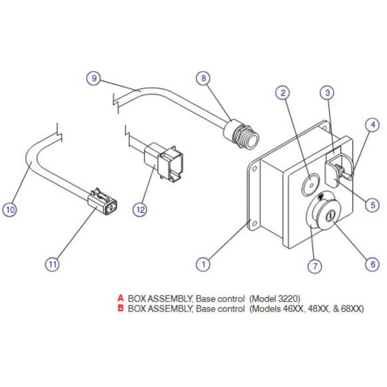 Base Control Box Assembly for Skyjack SJIII 3220 DC Scissor Lift