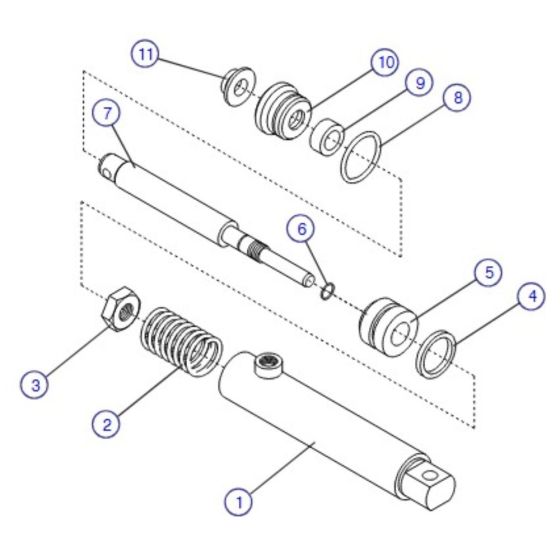 Brake Cylinder Assembly for Skyjack SJIII 3220 DC Scissor Lift