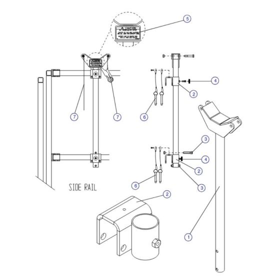 Pipe Rack Assembly for Skyjack SJIII 3220 DC Scissor Lift