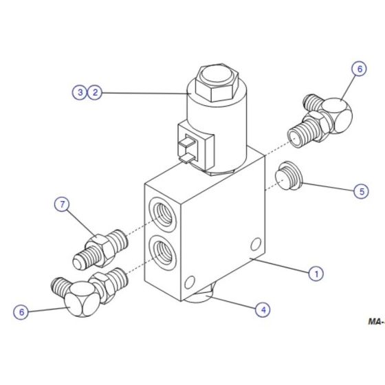 Proportional Control Manifold for Skyjack SJIII 4620 (66005 - 66429 700000 - 704418) DC Scissor Lift