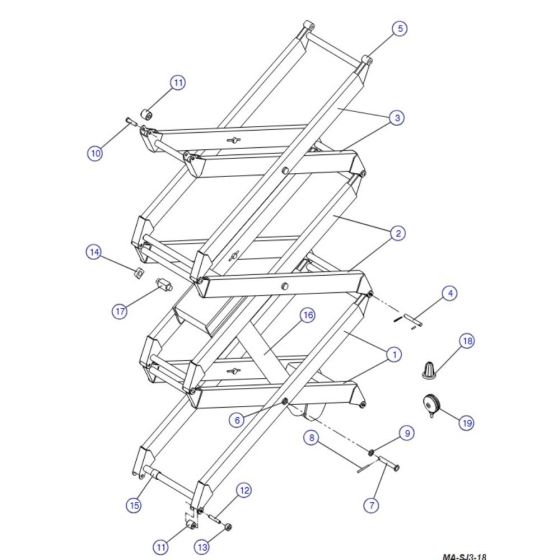 Scissor Arm for Skyjack SJIII 4620 (66005 - 66429 700000 - 704418) DC Scissor Lift