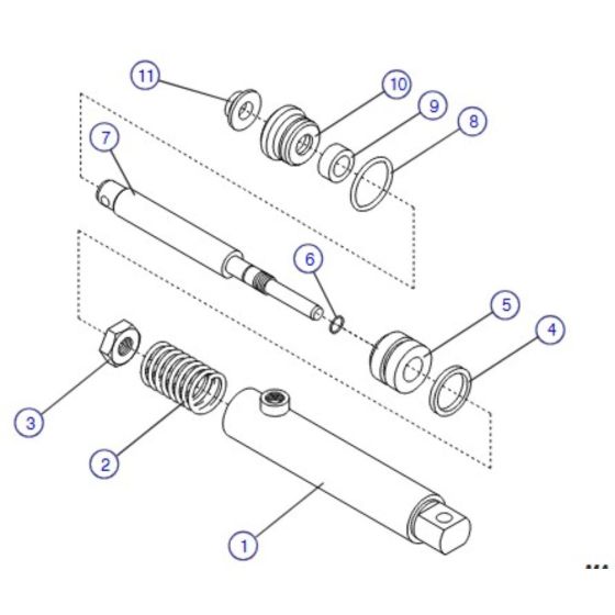 Brake Cylinder for Skyjack SJIII 4626 (700000 - 704418) DC Scissor Lift