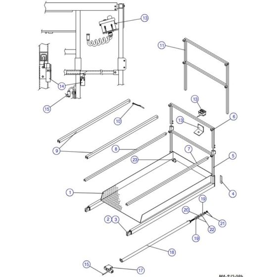 Powered Extension Platform for Skyjack SJIII 4626 (700000 - 704418) DC Scissor Lift