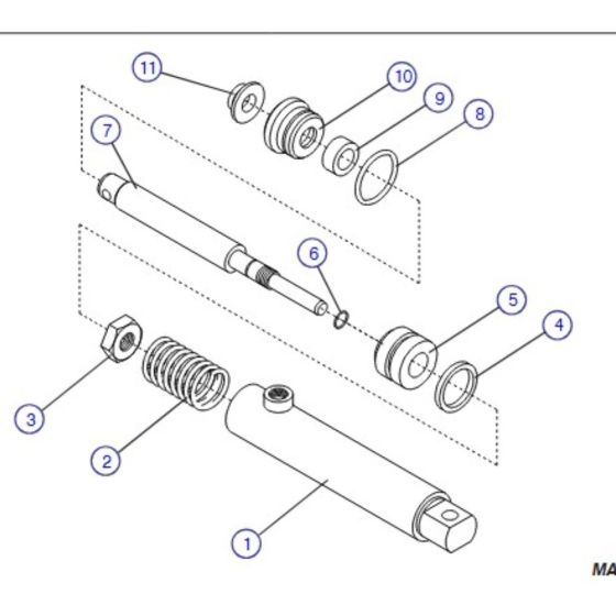 Brake Cylinder for Skyjack SJIII 4632 DC Scissor Lift