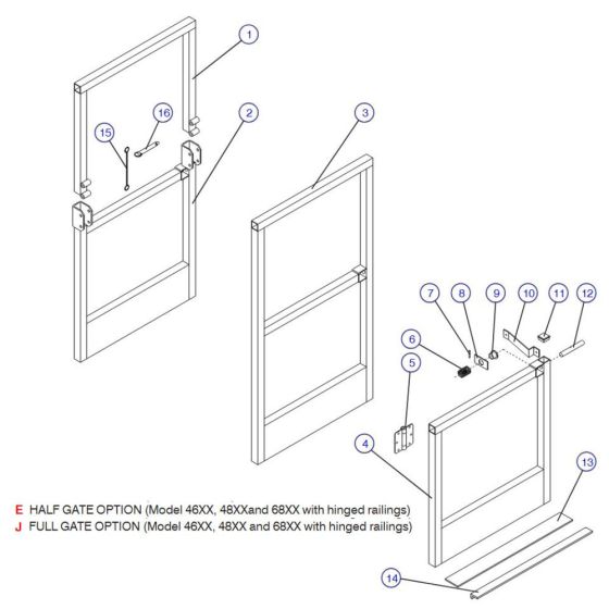 Gate for Skyjack SJIII 4632 DC Scissor Lift