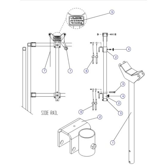 Light Duty Pipe Rack Option for Skyjack SJIII 4632 DC Scissor Lift