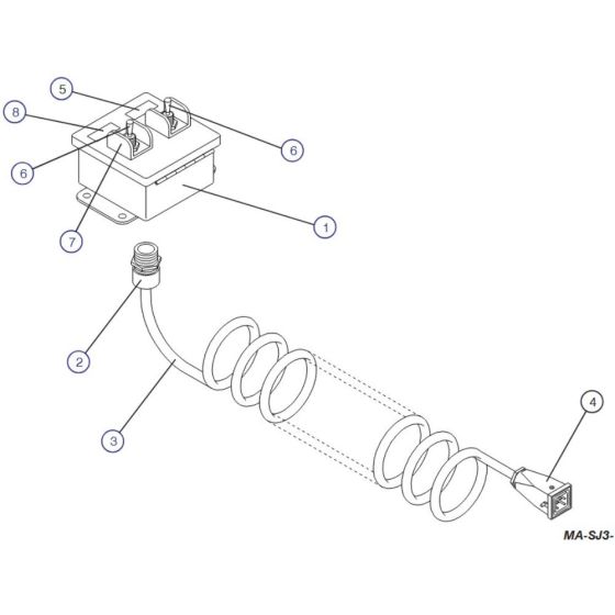 Powered Extension Platform Control Box for Skyjack SJIII 4632 DC Scissor Lift