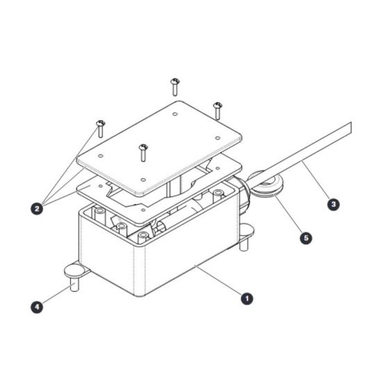 Counter Reset (CE) Assembly for Skyjack SJIII 4740 DC Scissor Lift