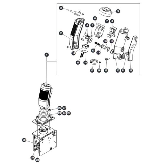 Enable Controller Assembly for Skyjack SJIII 4740 DC Scissor Lift