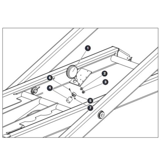 Flashing Light Assembly for Skyjack SJIII 4740 DC Scissor Lift