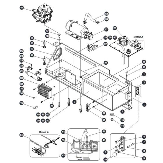 Hydraulic Tray Assembly for Skyjack SJIII 4740 DC Scissor Lift