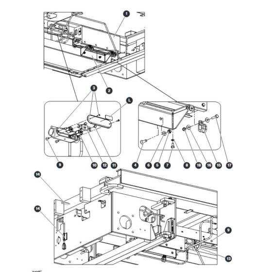 Inverter Subgroup (ANSI/CSA) Assembly for Skyjack SJIII 4740 DC Scissor Lift