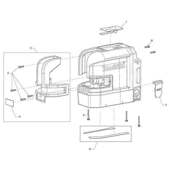 Makita SK106D Assembly
