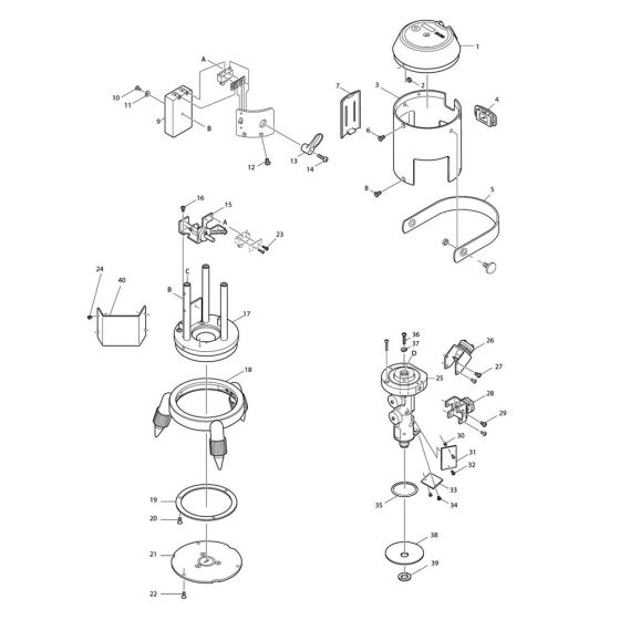 Makita SK66 Assembly