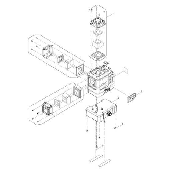 Makita SK700D Assembly