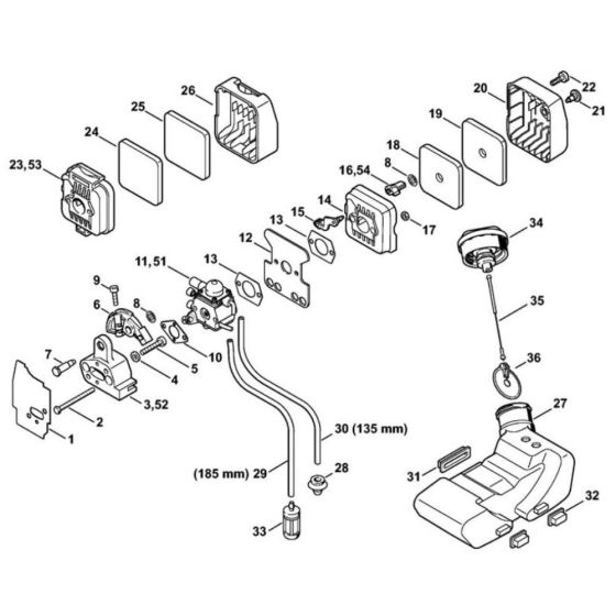 Air Filter for Stihl SP 85