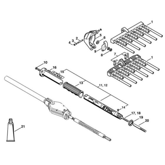 Drive Tube Assembly for Stihl SP 85