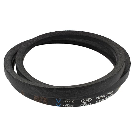 Smooth Rubber Drive V-Belt - Circ.1457mm, Width: 13mm, Height: 10mm