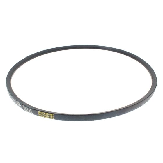 SPZ887 Smooth Rubber Drive V-Belt - Circ.887mm, Width: 10mm, Height: 8mm