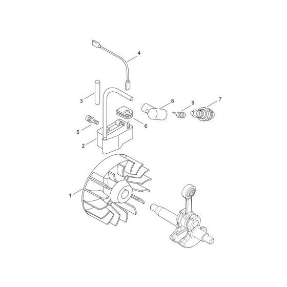 Magneto for ECHO SRM-222ES/L