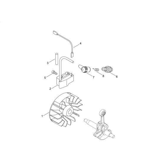 Magneto for ECHO Brushcutter