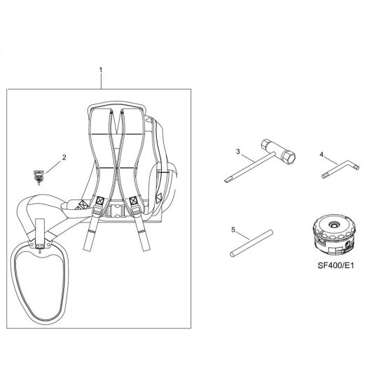 ECHO SRM-237TES/U-13 Accessories