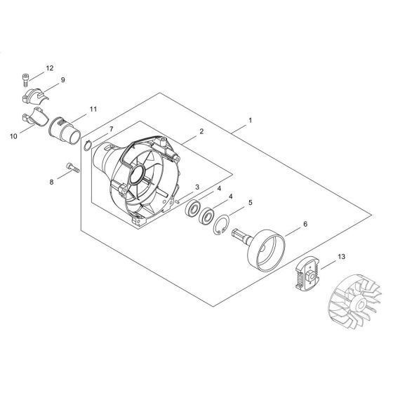 Clutch for ECHO SRM-237TES/U-4
