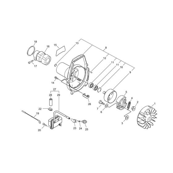 Fan Case for ECHO SRM-240ES/U