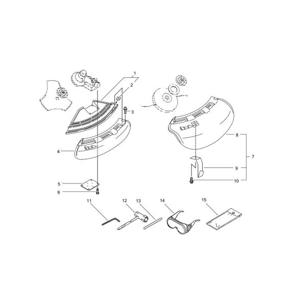 Shield for ECHO Brushcutter