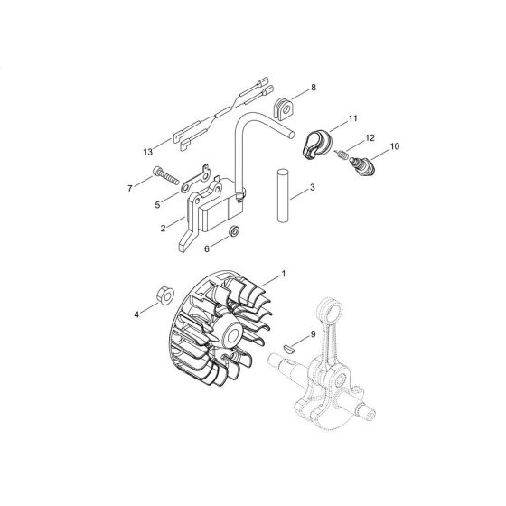 Magneto for ECHO SRM-2621ES/L