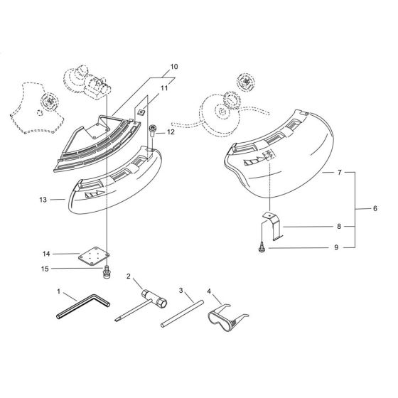 Shield for ECHO SRM-335ES/U