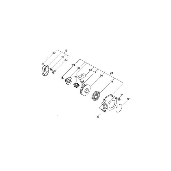 Recoil Starter for ECHO SRM-410ES/U