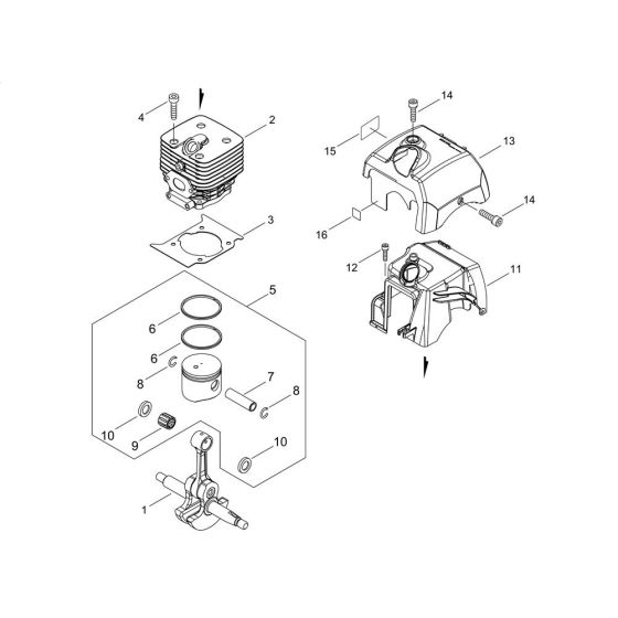 Parts for ECHO SRM-520ES