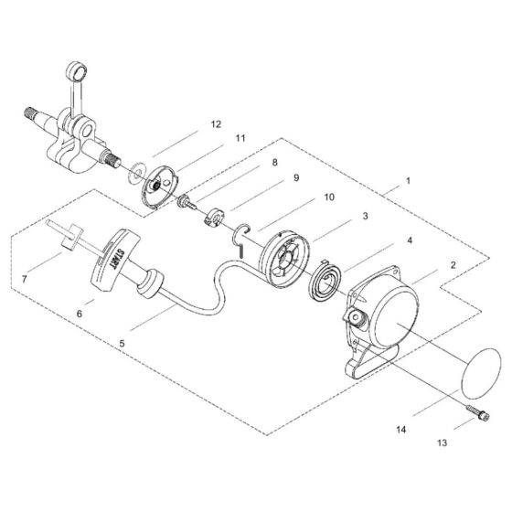 Recoil Starter for ECHO SRMF-250