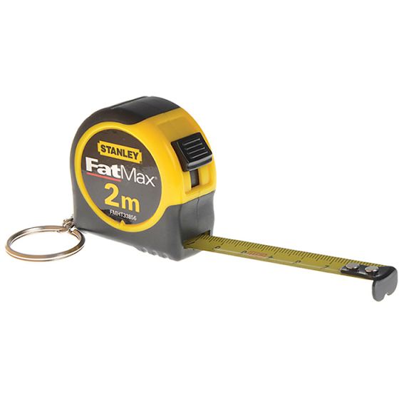 Stanley FatMax 2m Key Ring Tape (Width 13mm) - 1-33-856