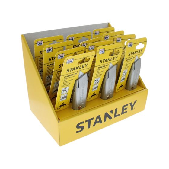 Counter Display Of 12 99E Knives by Stanley  - STA910099