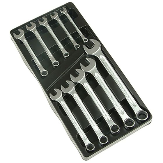 Combination Spanners Set of 10 Metric 8 to 19mm by Stahlwille - 96400808